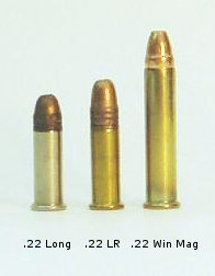 .22 Long, .22 LR, .22 Winchester Magnum