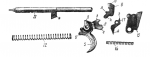 Детали ударно-спускового механизма Roth-Steyr M1907