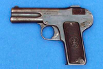 Ранняя модель пистолета Jieffeco M1907, cal. 7.65x17 Browning