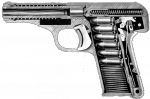 Fn Browning M1910 в разрезе
